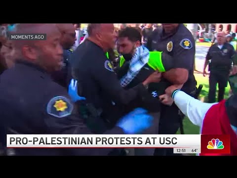 Live Coverage: USC students protest Israel-Hamas war