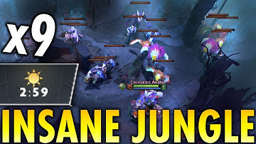 TECHIES MID but INSANE JUNGLE - Crazy 9x Stacks in 2Mins Incredible Comeback | Techies Official