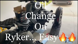 How to Change the Oil for a CanAm Ryker (First Oil Change)