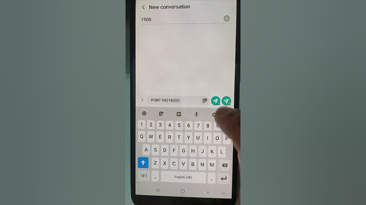 How to send a PORT message from JIO, AIRTEL, BSNL, VI sim