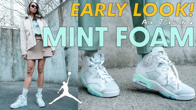 Air Jordan 6 Retro Mint Foam W | Drip or Skip - YouTube