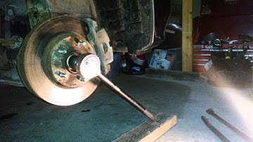 How to remove a seized axle nut
