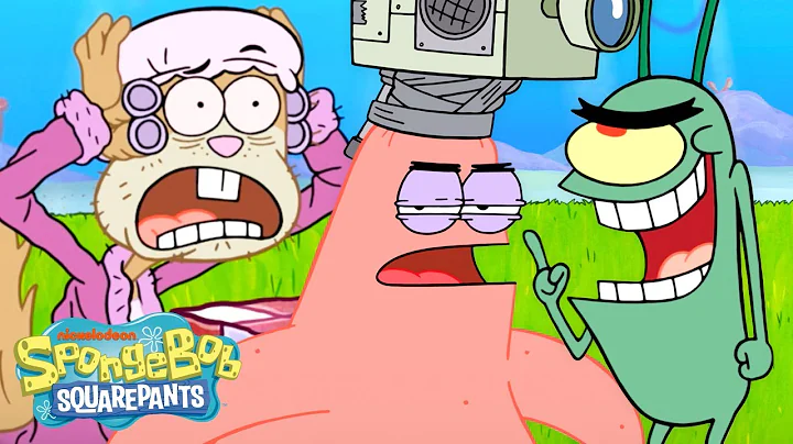 Sandy & Patrick Spy on Plankton! 📹 | Full Scene | @SpongeBobOfficial