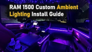 RAM CUSTOM INTERIOR LIGHTING INSTALL GUIDE (STEP BY STEP)