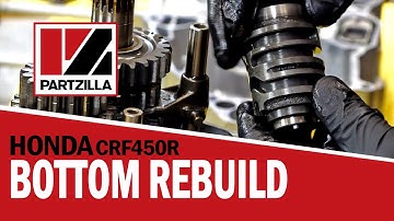 Honda CRF450 Bottom End Rebuild | 2005 Honda CRF450-R Engine Rebuild Part 4 | Partzilla.com
