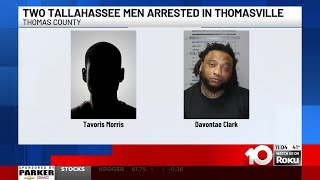 Two Tallahassee men arrested in Thomasville on drug trafficking charges