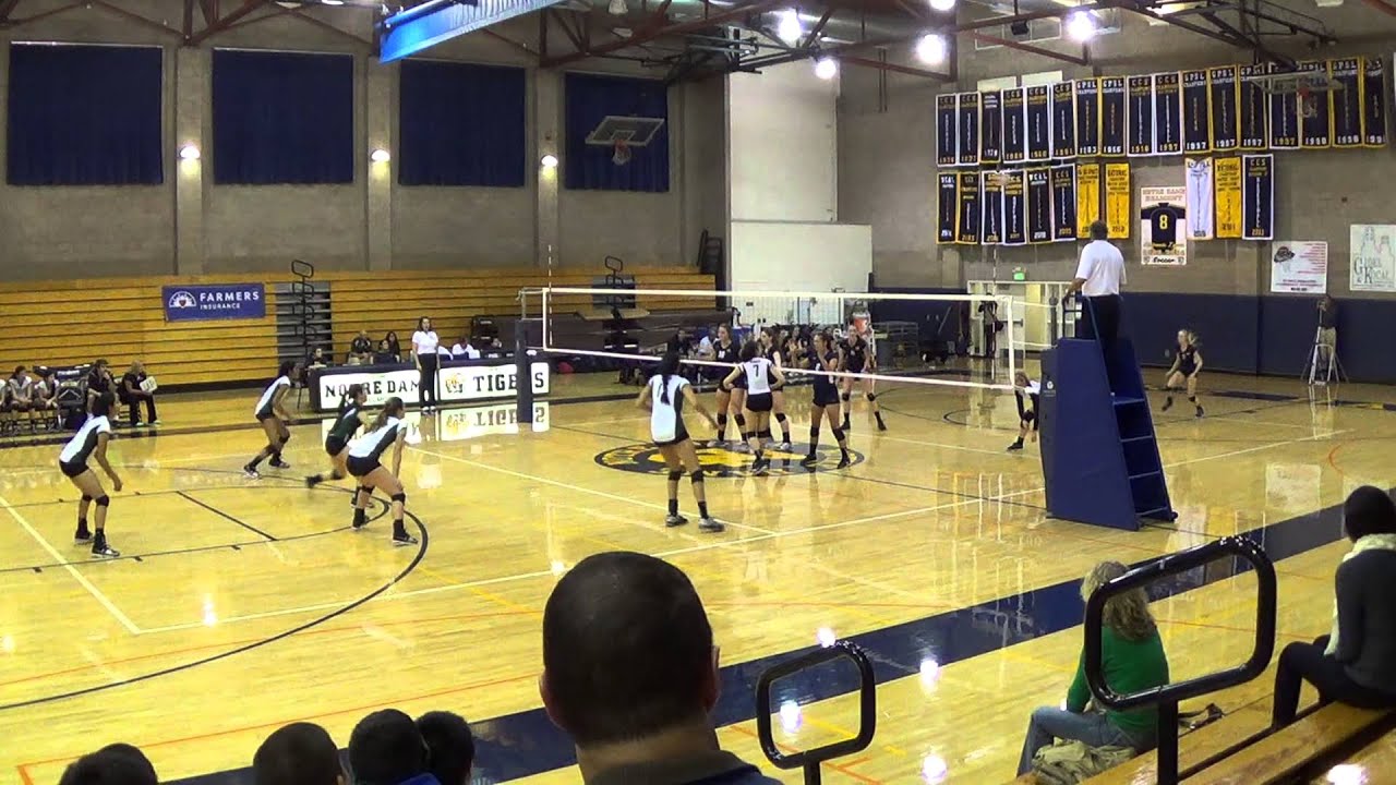 Soquel Knights Volleyball 2013 CCS 15 Semifinal Notre Dame YouTube