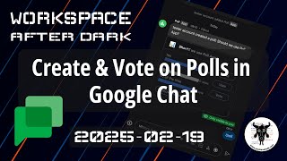 Create and vote on polls directly in Google Chat with Google's Polls Chat App