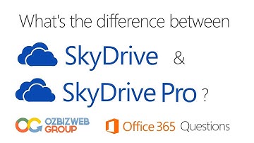 What is the Difference Between SkyDrive and SkyDrive Pro?