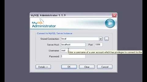 Instalación MySQL Administrator