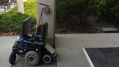 My robot using elevator and accessibility buttons (quick)