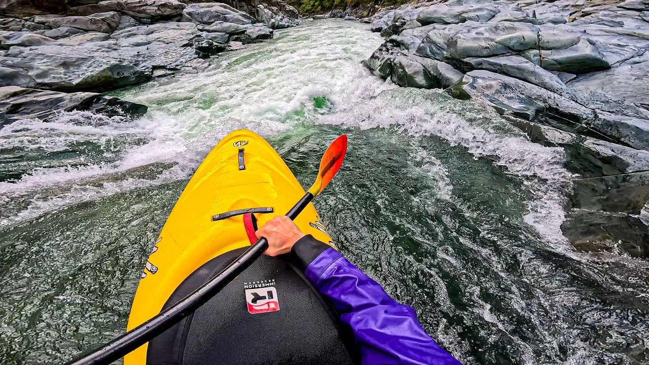 Chamberlain Falls North Fork American Kayaking 2000 CFS - March 4 2026