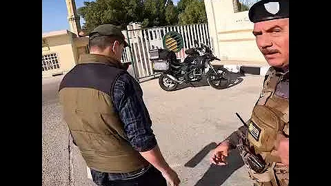 Iraq police ll kashmir To iraq on Bike ll The Umar #vlog #travel #iraq