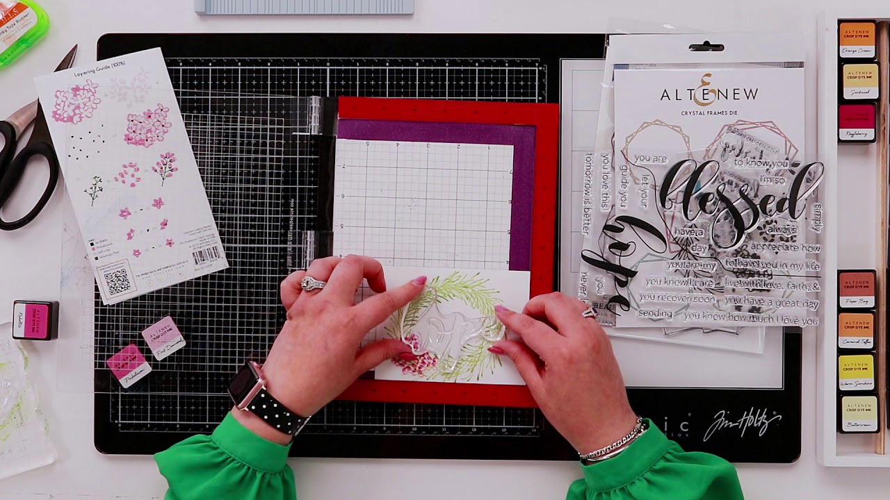 Altenew Release Giveaway + Learn how to create new shapes with your stamps and stretch them further