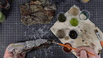 PAINTING ROCK CASTINGS WITH WASHES