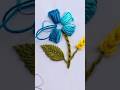 flower embroidery design #embroidery #handembroidery #shorts #stitch