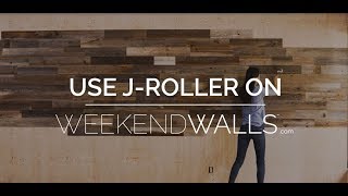 Weekend Walls - Applying Pressure with a J-Roller