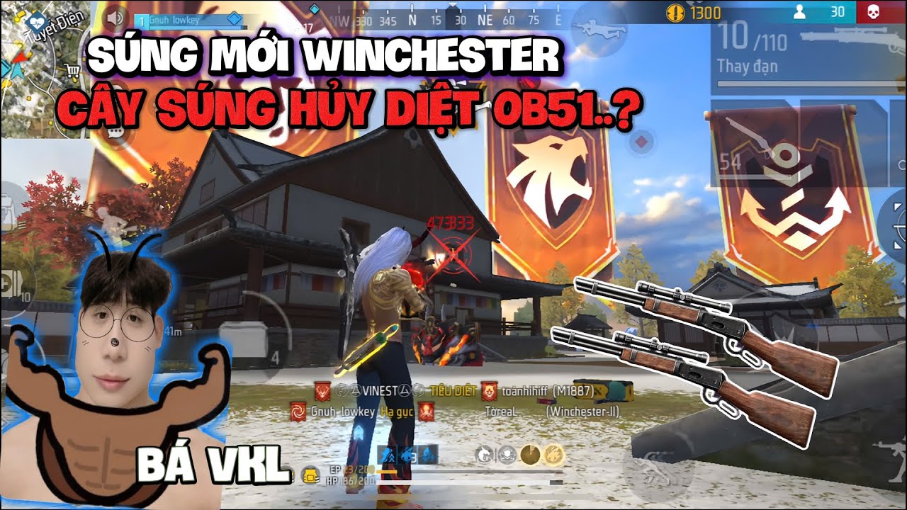 Free Fire | Winchester -  Súng Mới Hủy D.iệt OB51..? | Kan GM