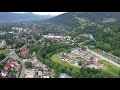 Przelot dronem z Poronina do Zakopanego