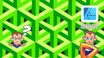 Affinity Designer Tutorial - Break Down of a seemingly complex 3D pattern