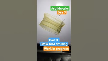 work in progress #solidworks #part3 #partdesign #cadcammodeling #solidwork2018 #day3