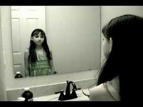 Creepy Grudge Ghost Girl in the Mirror!