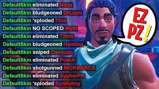 'When Pros Die to FAKE DEFAULTS' Fortnite Compilation!