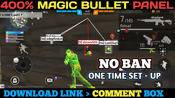 600 % Magic bullet config file✅ | ff magic bullet👽 | Free fire panel | pannel for mobile ff🗿#ffhack 