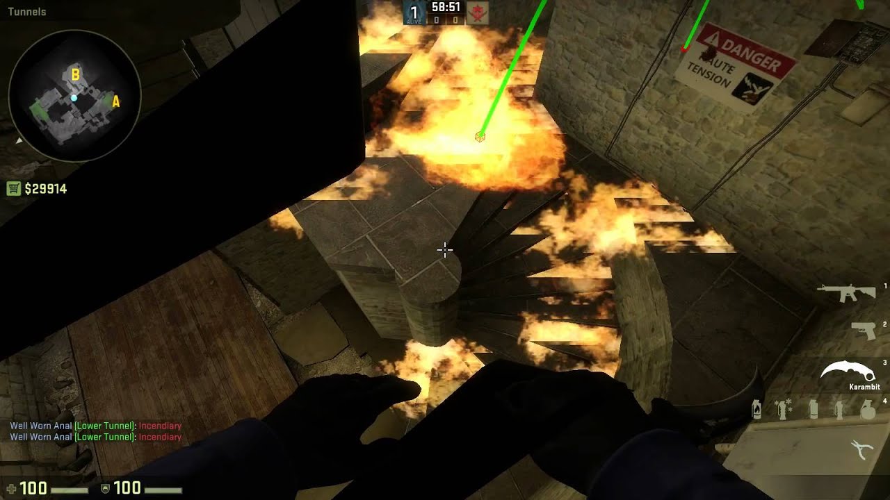 Fastest de_cbble smokes and molotovs video