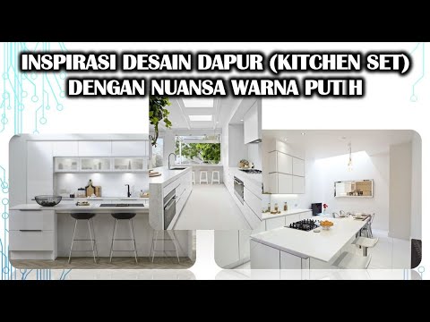 Video: Apron Untuk Dapur Putih (55 Foto): Ciri Reka Bentuk Dapur Berkilat Terang Dengan Apron Hitam Dan Meja Gelap. Dapur Putih Dengan Apron Terang Di Kawasan Pedalaman