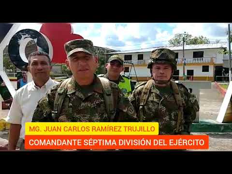 DECLARACIONES DEL MAYOR GENERAL JUAN CARLOS RAMÍREZ TRUJILLO