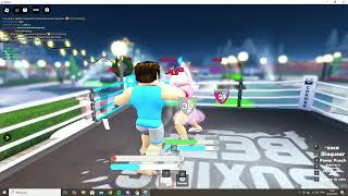 girl destroys boy with pink boxing gloves in a one sided match 2