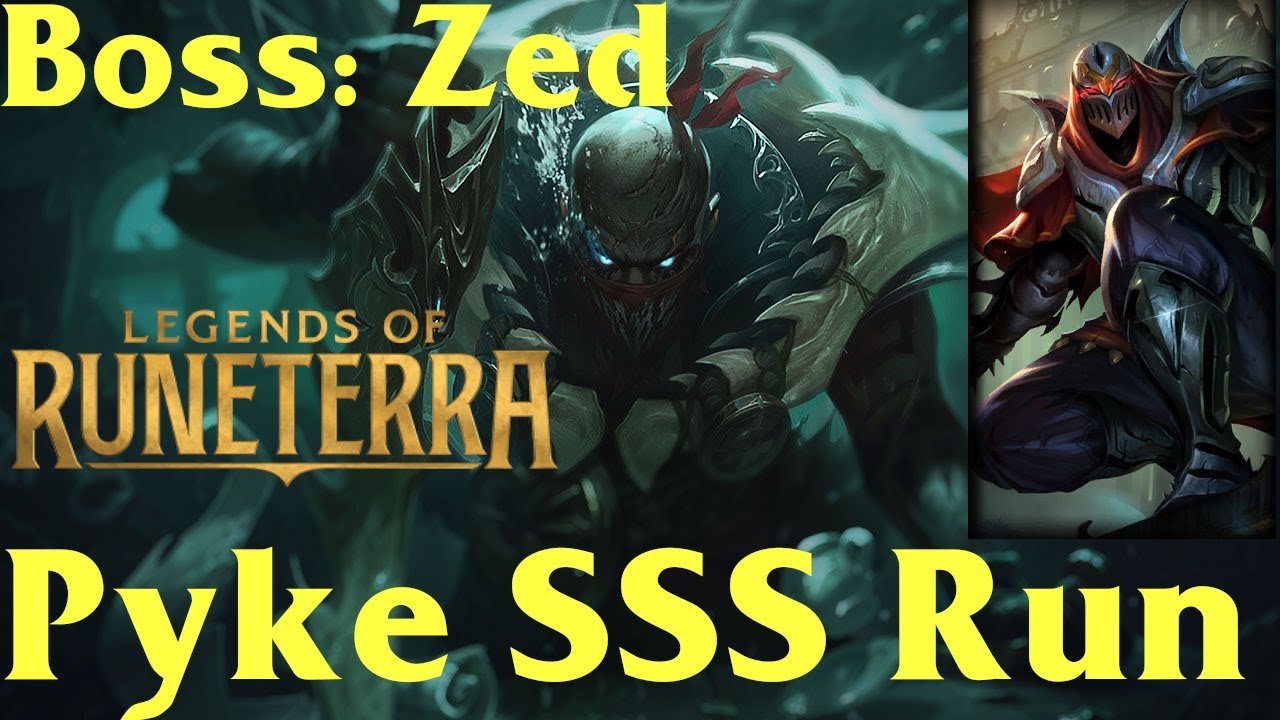 Legends of Runeterra - Labs: The Path of Champions | Pyke (Boss: Zed - SSS Run)