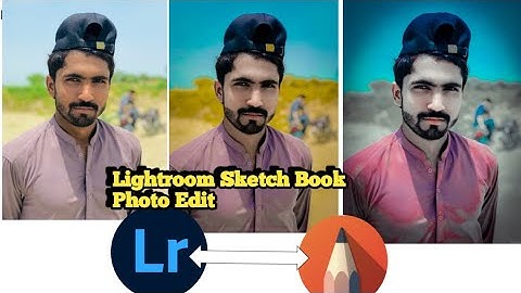 Face and beard retaching Lightroom editing | Autodesk sketchbook |lightroom tutorial in mobile|