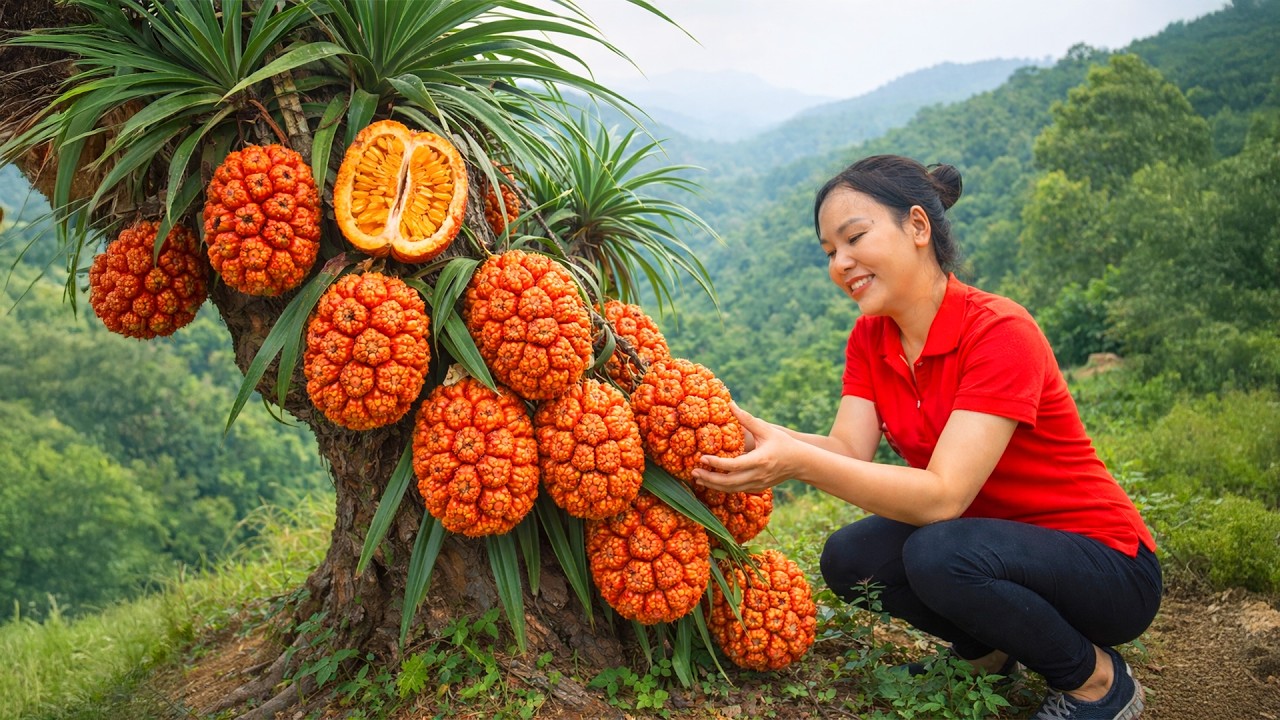 [TIMELAPSE]-100 Days Harvesting Many Unique Wild Pineapple,Avocado Go To Sell,Bandaging Puppy Wounds