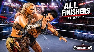 WWE Generations: Eras Collide - All Female Superstar Finishers (Android/iOS)