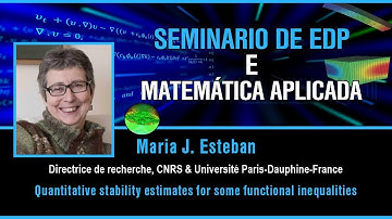 MARIA J. ESTEBAN -SESSÃO 62 SEMINARIO DE EDP E MATEMATICA APLICADA