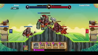 Clash of Orcs- gameplay (so long battle 😅) screenshot 1