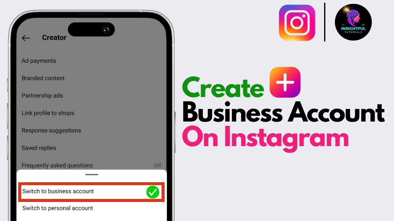 how-to-create-business-account-on-instagram-2024-youtube