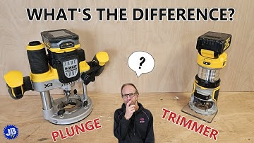 The Difference Between a Plunge Router and Trimmer Router