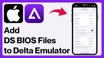 How to Add DS BIOS Files to Delta Emulator | Fix Missing Required DS Files