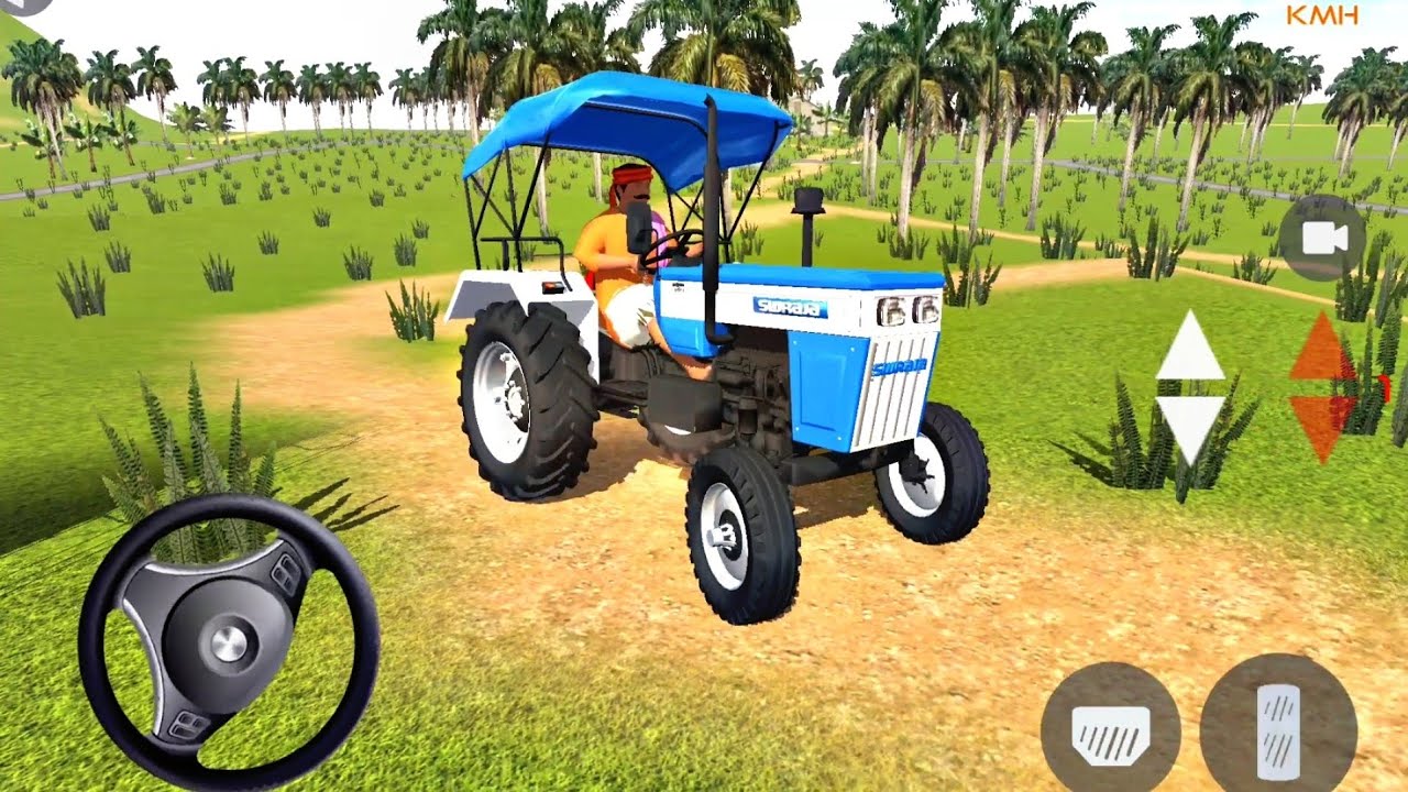 Desi Swaraj 4x4 Tractor Offroad Driving 2025 - Indian Tractor Driving 3D - Android Gameplay