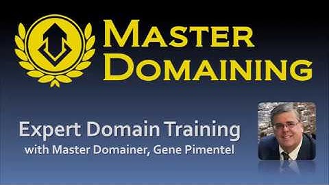 Master Domaining
