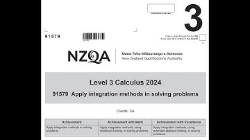 2024 NCEA Level 3 Calculus Integration Speedrun