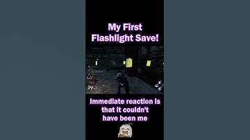 My First Flashlight Save in DBD!! #deadbydaylight #dbdsurvivor #dbdclip