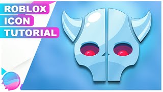 ROBLOX ICON TUTORIAL: Cartoony Skull | GFX COMET