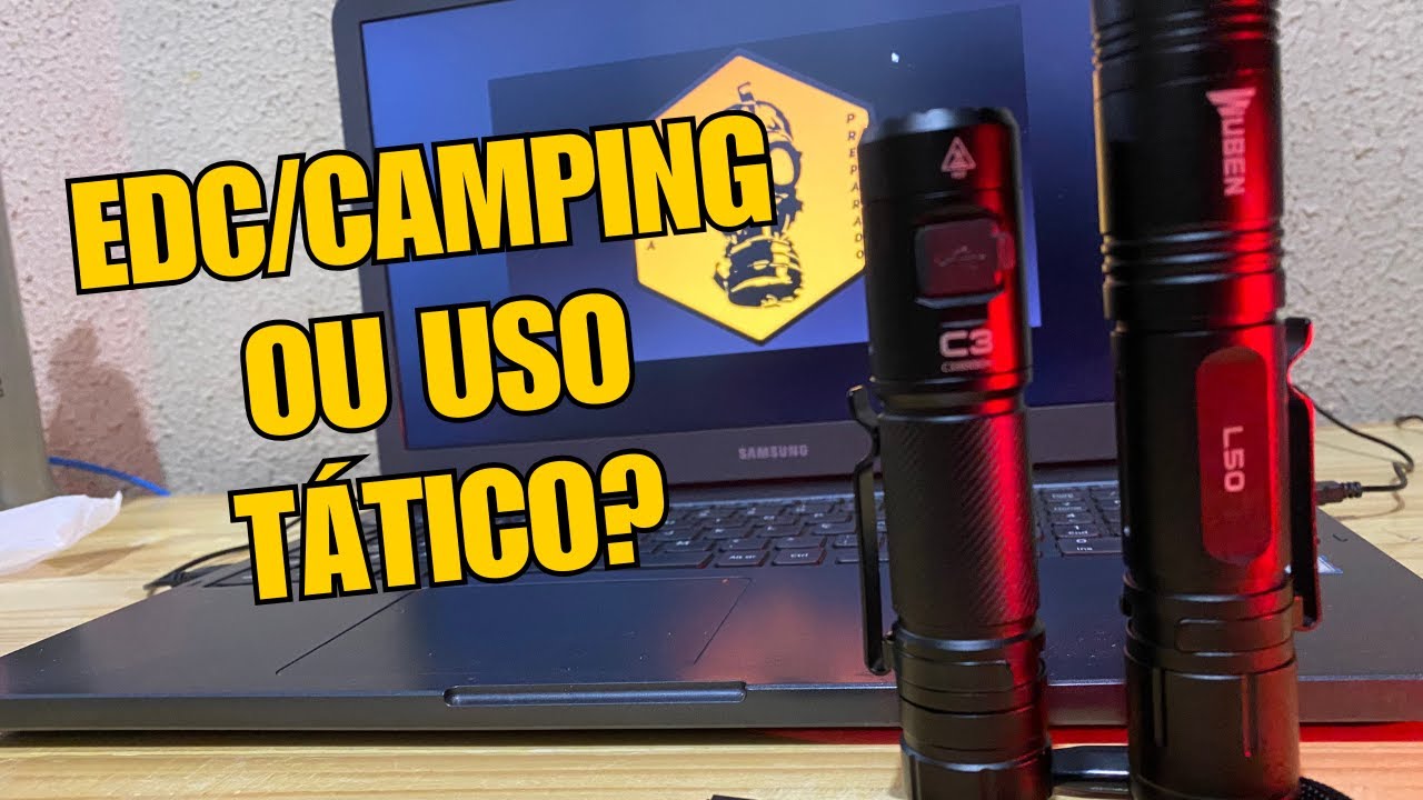 Lanternas Wuben C3 e L50 – Qual é a mais indicada para EDC/CAMPING ou uso TÁTICO?