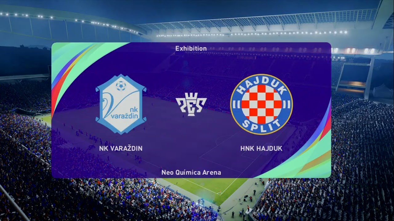 HNK Hajduk Split vs NK Varaždin (08/10/2022) HNL PES 2021 