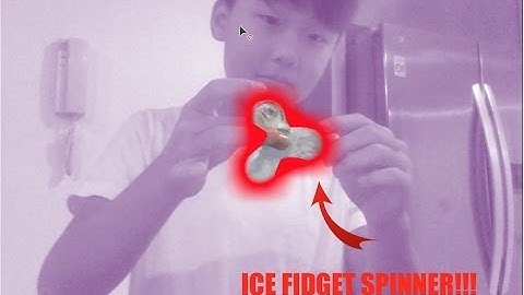 EPIC DRY ICE FIDGET SPINNER!!!  *DIY*  UNBREAKABLE