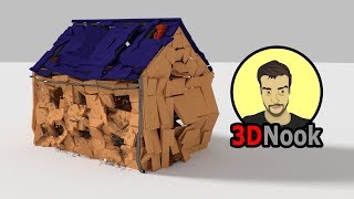 Blender Demolition Physics - Rigid Body [3DNook]